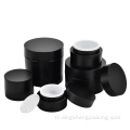 15g Black Oval Vide Jar Plastic Cream Pot pour le visage crème